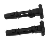 AKOOSY Guide pour Appui-tête de Siège Auto en Plastique Noir, Diamètre 12,7 Mm, Type B, Lot de 2 Pièces, Confort de Conduite Amélioré pour Intérieur de Véhicule