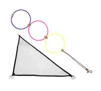 AKOOSY Hamac Triangulaire Noir en Plastique pour Reptiles avec Accessoires Suspendus, Installation Facile et Optimisation de l'espace Habitat pour Lézards et Serpents