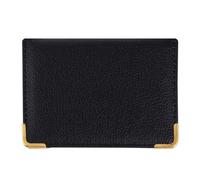 AKOOSY Housse de Protection pour Carte Bancaire en Cuir PU Noir Manchon de Protection pour Cartes de Crédit ’Identité Paquet de Banque Pratique pour Voyage et Bureau Étui Portefeuille