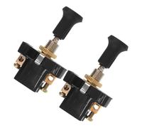 AKOOSY Interrupteur à Tirette 12V/24V pour Camions - Commande Simple Étage Démarrage Moteur 123 - Remplacement Interrupteur Feux de Brouillard et Essuie-Glace Usage Automobile Camion