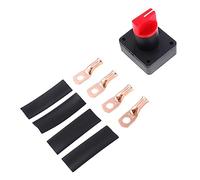 AKOOSY Interrupteur de Coupure Alimentation Rotatif pour Batterie Isolateur de Déconnexion Sécurisé pour Voiture Bateau Camping Camion avec Protection Vol et Prévention Incendie