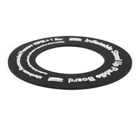 AKOOSY Joint de Valve de Gonflage Rond PVC Noir pour Matelas Gonflable | Pièce de Remplacement Légère et Flexible, Format, Compatible Planche, Lit et Tapis