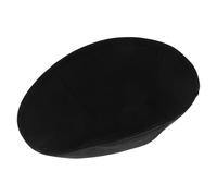 AKOOSY Kippa Yéménite Noire en Polyester Légère et Pliable, Calotte Juive Traditionnelle Prière, Chapeau Portable pour Hommes, Cérémonie et Usage Quotidien