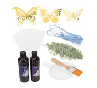 AKOOSY Kit Cyanotype DIY Liquide Fournitures Artisanat Cyanotype Matériaux pour Photographie DIY et Création Artistique Complet avec Papier Aquarelle Couleur Unique pour Impressions