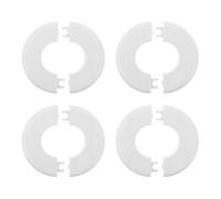 AKOOSY Kit de 4 Capuchons de Brûleur en Plastique Blanc pour Cuisinière à Gaz, Installation Facile et Protection de Surface, pour L'entretien Cuisine