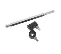 AKOOSY Kit de Fixation Double Pédale de Grosse Caisse avec Tiges de Liaison Clips de Marteau Noirs Durables de Remplacement pour Batterie Accessoires pour Percussion