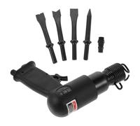 AKOOSY Kit de Marteau Pneumatique avec Burins Outil Pneumatique Polyvalent pour Découpe Burinage et Démolition Léger et Ergonomique pour Travaux Lourds