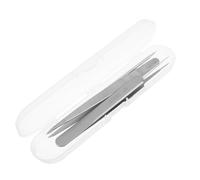 AKOOSY Kit de Pinces à Comédons à Double Embout, Acier Inoxydable | Pointes Fines sans Bavure, Structure sans Joint, Boîte Plastique Incluse, Usage Salle de Bain, Extraction Douce