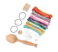 AKOOSY Kit De Réparation De Tissage Repriseuse À Domicile Aiguille À Tisser Kit De Réparation De Couture Couleur Aléatoire
