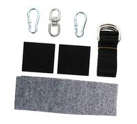 AKOOSY Kit de Suspension pour Balançoire et Hamac Polyester avec Sangles Renforcées Anneau Rotatif Protection Antidérapante et de Rangement pour Extérieur et Remplacement Facile des