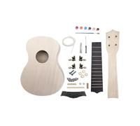 AKOOSY Kit de Ukulélé Soi-Même 21 Pouces en Tilleul Léger Kit de Guitare à Peindre à la Main Matériel Complet pour DIY pour Créativité et Apprentissage Musical