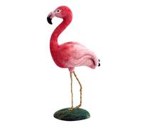 AKOOSY Kit DIY Feutrage Laine Flamingo Matériel Feutrine à Aiguille pour Décoration Kit Créatif Flamant Laine Cardée Éducatif Manuel pour Débutants