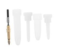 AKOOSY Kit Moule Stylo Plume Silicone Moulage DIY Facile Surface Lisse Antiadhésive Complet avec Plume Laiton pour Débutants et