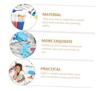 AKOOSY Kit Peinture Garçon Fille avec Pinceaux Aquarelle et Dessin Colorés Outils Pratiques pour Peinture Créative Garçon Fille Cadeau pour Activités Artistiques Scolaires et DIY