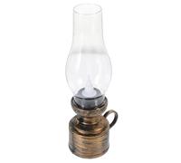 AKOOSY Lampe à Huile Vintage Électronique Alimentée par 3 Piles LR44, Ornement Polyvalent avec Design Goutte d'eau Stylé, Idéale pour Bureau et Usage Intérieur