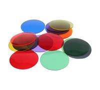 AKOOSY Lentilles de Lunettes Steampunk Interchangeables 16 Pièces Colorées Kit de Remplacement pour Lunettes de Soleil Gothiques et Cosplay, Accessoires de Réparation sans