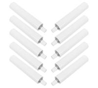 AKOOSY Lot de 10 Tubes en Aluminium Vides 100 Ml pour Peinture Gouache, Aquarelle et Huile, Tubes Rechargeables avec Bouchon à Vis, Contenants de Rangement Légers pour Artistes et