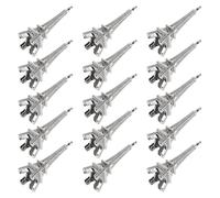 AKOOSY Lot de 100 breloques Tour Eiffel classiques en alliage argenté, fournitures pour colliers et projets DIY, idéales pour décorations de bureau et cadeaux