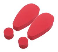 AKOOSY Lot de 2 Couvre-antennes pour Voiture en Mousse Rouge, Décoration D'antenne de Toit de Point D'exclamation, Compatible SUV et Camion, Protection Solide et Installation