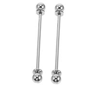 AKOOSY Lot de 2 Épingles à Cravate à Fermoir en Alliage Métallique, Barres de Col pour Homme, Accessoires Costume et Chemise Formelle, Maintien Élégant pour Événements Officiels