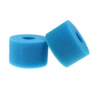 AKOOSY Lot De 2 Filtres en Mousse Bleue pour Pompe De Piscine, Cylindre Filtrant Anti-bouchage, Nettoyage pour Piscine D'été Et Entretien Solide