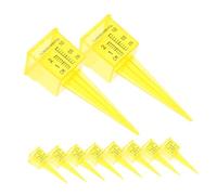 AKOOSY Lot de 20 Jauges De Pression d'eau pour Pelouse Installation Facile Pluviomètre À Vidange Automatique Tube De Pluviomètre Arroseur De Pelouse Jauge d'eau De Jardin