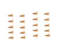 AKOOSY Lot de 20 Mini Balais Décoratifs avec Corde Rouge, Grand Format, Accessoire Halloween Suspendu pour Décoration et Costume, Accessoires Thème Sorcière Fête, Jouets Balai