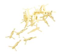 AKOOSY Lot de 20 Pendentifs Religieux en Alliage Plaqué, Crucifix Jésus Finement Détaillé, Bijoux Croix Catholique, Breloques pour Création Bijoux et Accessoires Chrétiens