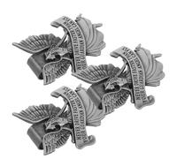 AKOOSY Lot De 3 Accessoires De Voiture Pince À Pare-Soleil Avec Ange Gardien Breloque « Ne Conduisez Jamais Trop Vite » Idéale Pour Les Voyages En Famille Décoration