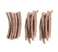 AKOOSY Lot de 30 Cordes à Feu en Chanvre Cire d'abeille, Accessoires Barbecue Et Camping, Corde Pratique Portable, Allume-feu Extérieur Résistant Au Vent pour Survie Et Plein Air