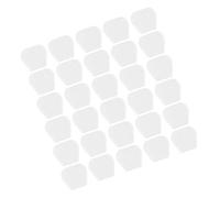 AKOOSY Lot de 32 Grips Autocollants pour Médiators en Silicone Transparent Antidérapants, Protections Souples Compatibles Guitare, Basse et Ukulélé pour Meilleure Prise en Main Musicale