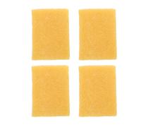 AKOOSY Lot de 4 Gommes de Nettoyage en Caoutchouc Jaune pour Effacer Colle et Résidus Gomme Fluide de Masquage Artistique Outil de Nettoyage pour Peinture Aquarelle Usage Artistique