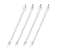 AKOOSY Lot De 4 Tubes Chauffants en Quartz pour Chauffage De Terrasse Électrique 25 Cm, Élément Chauffant Et Compatible pour Remplacement, Diffusion Rapide Et Stable De Chaleur