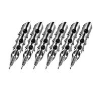 AKOOSY Lot de 6 Bagues Crâne en Alliage Noir, Style Vintage Rock, Articulées et Confortables, Accessoires pour Fête Halloween et Célébrations Spéciales