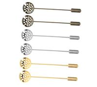 AKOOSY Lot de 6 Épingles de Sûreté pour Broches Soi-même, Accessoires de Couture Unisexe, Finition Dorée, Argentée et Bronze, Usage Créatif et Décoratif Quotidien, Loisirs Festifs