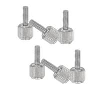 AKOOSY Lot de 6 Vis Moletées en Métal M2.5x8mm pour Étrier de Mesure, Stabilité de Précision et Utilisation Quotidienne Assurées