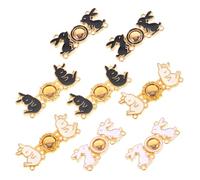 AKOOSY Lot de 8 Boutons de Serrage Réglables en Alliage pour Pantalon Bouton de Taille pour Jeans et Jupes Accessoires Pratiques pour Ajuster la Ceinture et Resserrer le Col