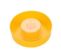 AKOOSY Mangeoire Ronde pour Abeilles Plastique Distributeur Eau et Nourriture Pratique Outil Apicole Facile à Installer et Nettoyer Bol Alimentation pour Apiculture