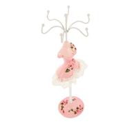 AKOOSY Mannequin Jewelry Holder Stand Compact Multifunctional Organizer For Earrings Necklaces Rings Storage For Home And Travel