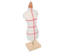 AKOOSY Mannequin Miniature pour Couture Féminin avec Support Mannequin de Tailleur pour Précises et Formation Design