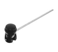 AKOOSY Marteau de Pédale de Grosse Caisse en Caoutchouc Renforcé Noir, Tête de Batte de Remplacement pour Batterie, Accessoire Pédale de Basse Stable et Polyvalent pour Répétitions