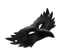AKOOSY Masque en PU Léger et Confortable pour Carnaval et Cosplay Accessoire de Déguisement à Bande Élastique pour Fêtes Mascarades et Spectacles