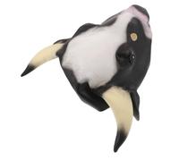 AKOOSY Masque Vache Latex Intégral Réaliste Léger pour Adultes Costume Animal Carnaval et Halloween Accessoire Fête Déguisement Ferme