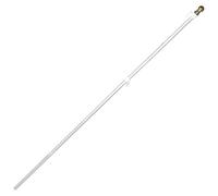 AKOOSY Mât de Drapeau Extérieur Acier Inoxydable Rotatif Cinq Sections Résistant Corrosion Pratique pour Usage Professionnel