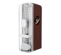 AKOOSY Métronome Mécanique en Bois Rouge Métronome pour Piano Violon Guitare Outil Précis de Rythme Musical pour Entraînement et Pratique Instrumentale