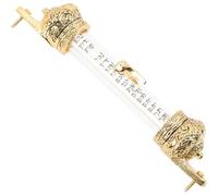 AKOOSY Mezouza Juive en Métal pour Porte D'entrée avec Trous de Fixation, Décoration Religieuse Délicate et Élégante, pour Créer Une Ambiance Spirituelle chez Soi