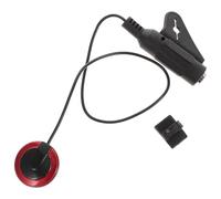 AKOOSY Micro de Guitare en Plastique Noir Amplification, Ramassage sans Perçage pour Ukulélé et Instruments à Caisse, pour Scène et École