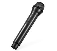 AKOOSY Microphone Factice Noir de Grosse Taille en Plastique Léger, Microphone de Simulation pour Cosplay et Jeu de Rôle, Accessoire de Scène pour Fête et Entraînement en Public