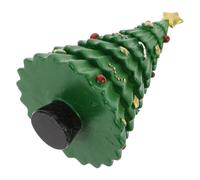 AKOOSY Mini Sapin de Noël Artificiel 1 Pièce Décoration de Table de Noël Figurine Sapin Givré pour Décorations Intérieures Scène Enneigée Centre de Table Festive