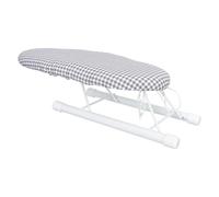 AKOOSY Mini Table à Repasser Pliable en Acier Housse en Tissu, Tabouret de Repassage Pratique et Gain de Place pour Voyage ou Réunion Formelle Plusieurs styles